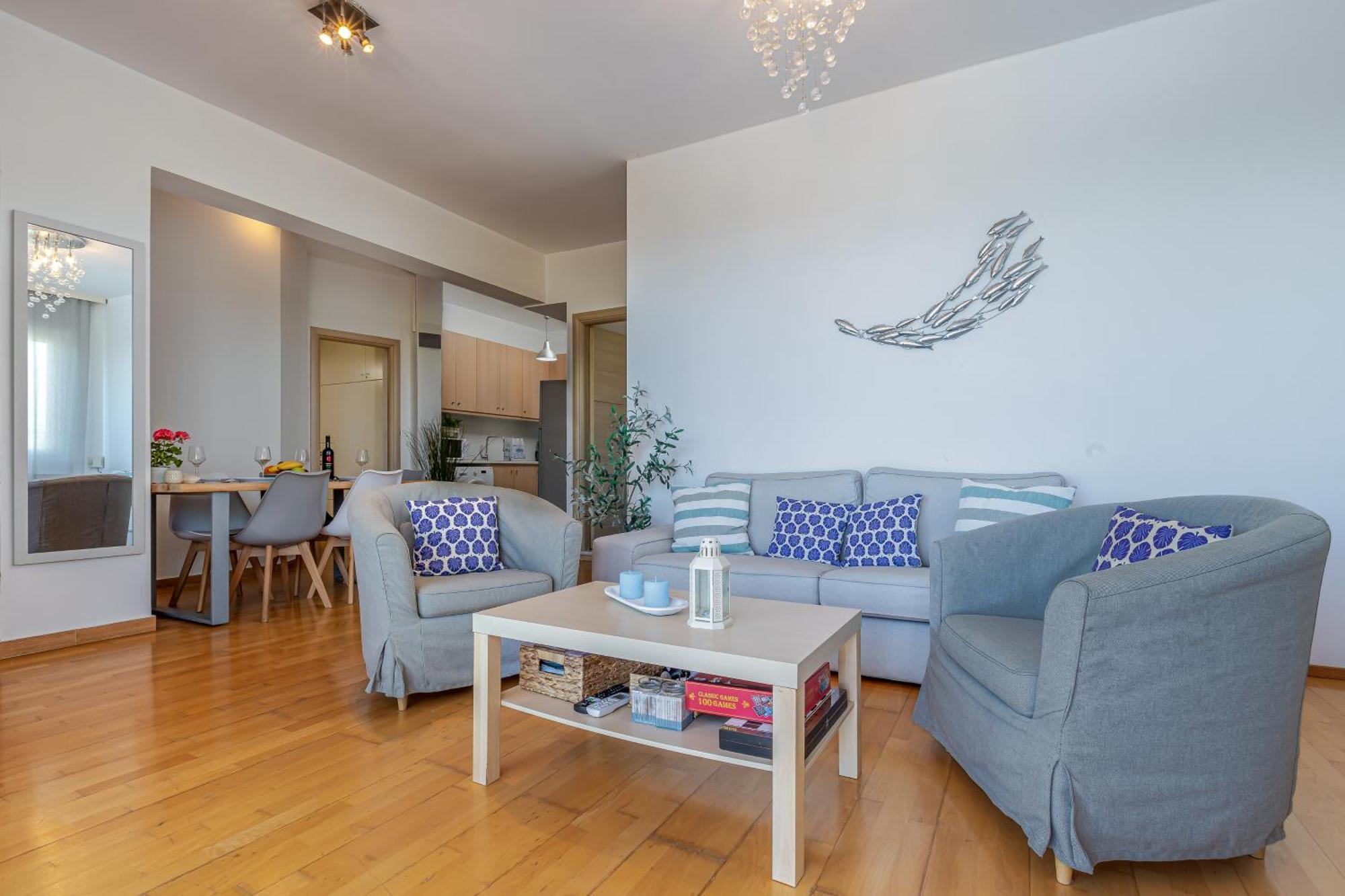 Dimitra Apartment With Private Pool And Sea View -The Ground Floor Of A Two Storey Building Daratsos Bagian luar foto